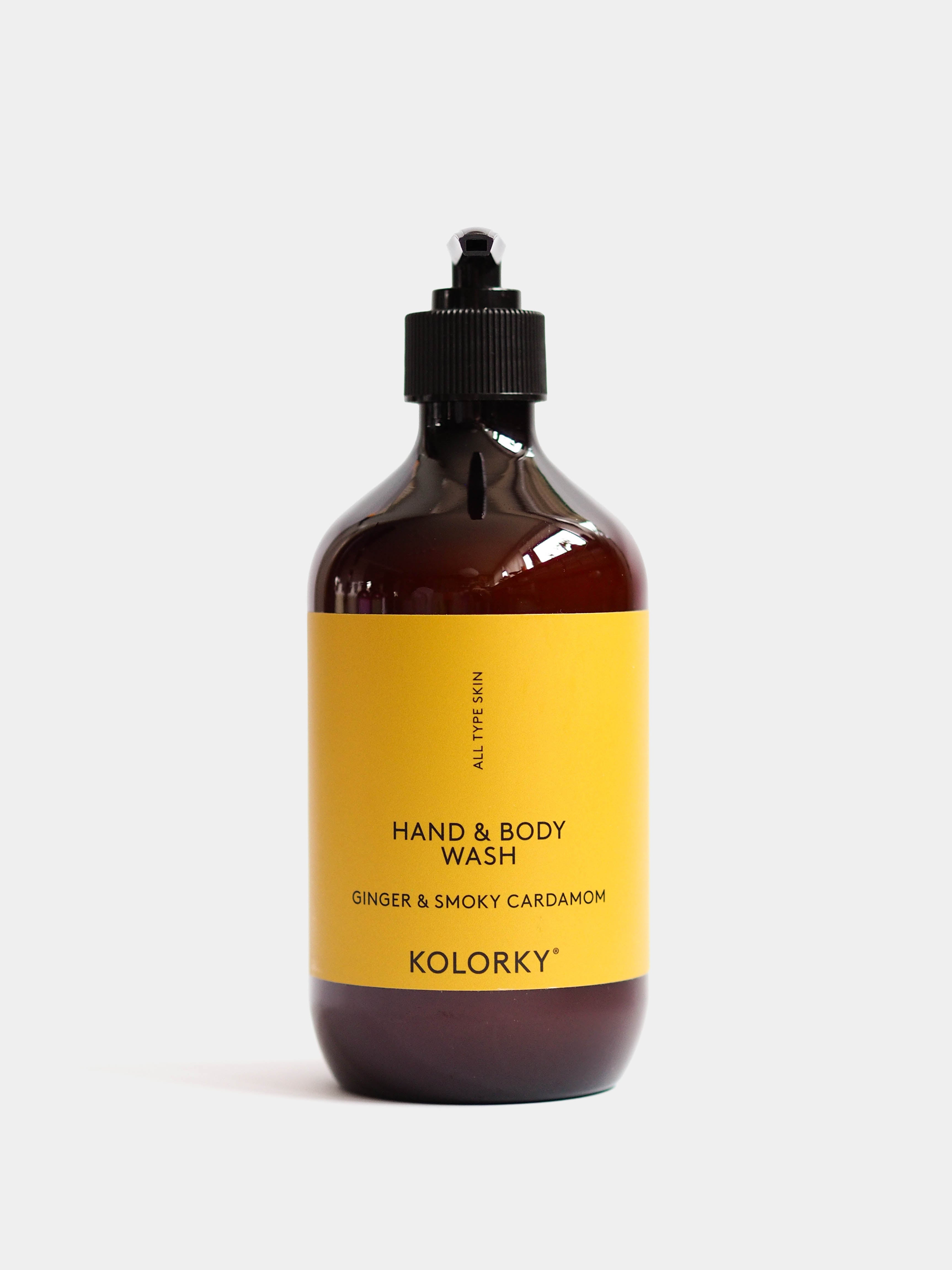 HAND & BODY WASH, Ginger & Smoky Cardamom, 490 ml