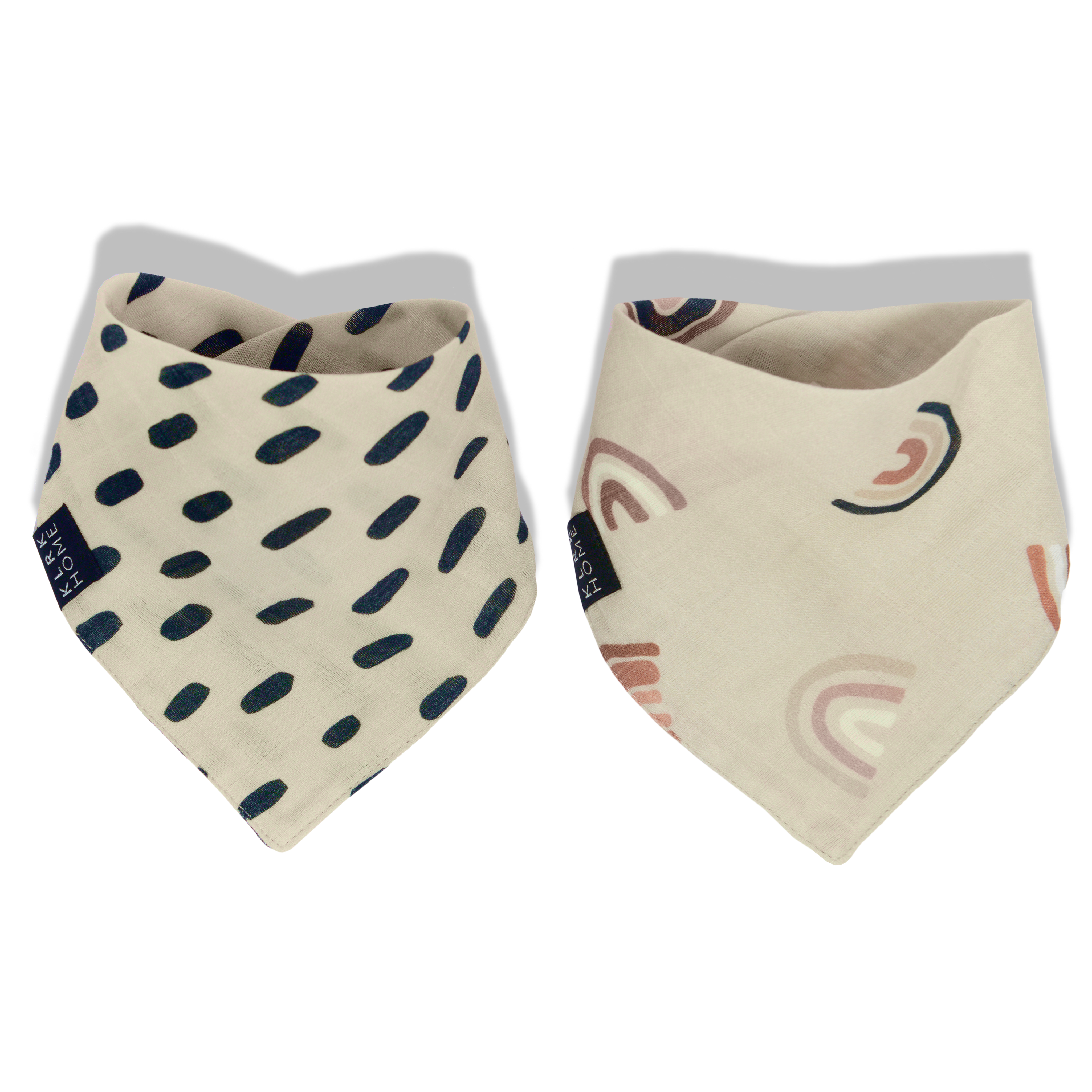 KLRK HOME Dwustronne chusty dziecięce R&R, 2 szt.