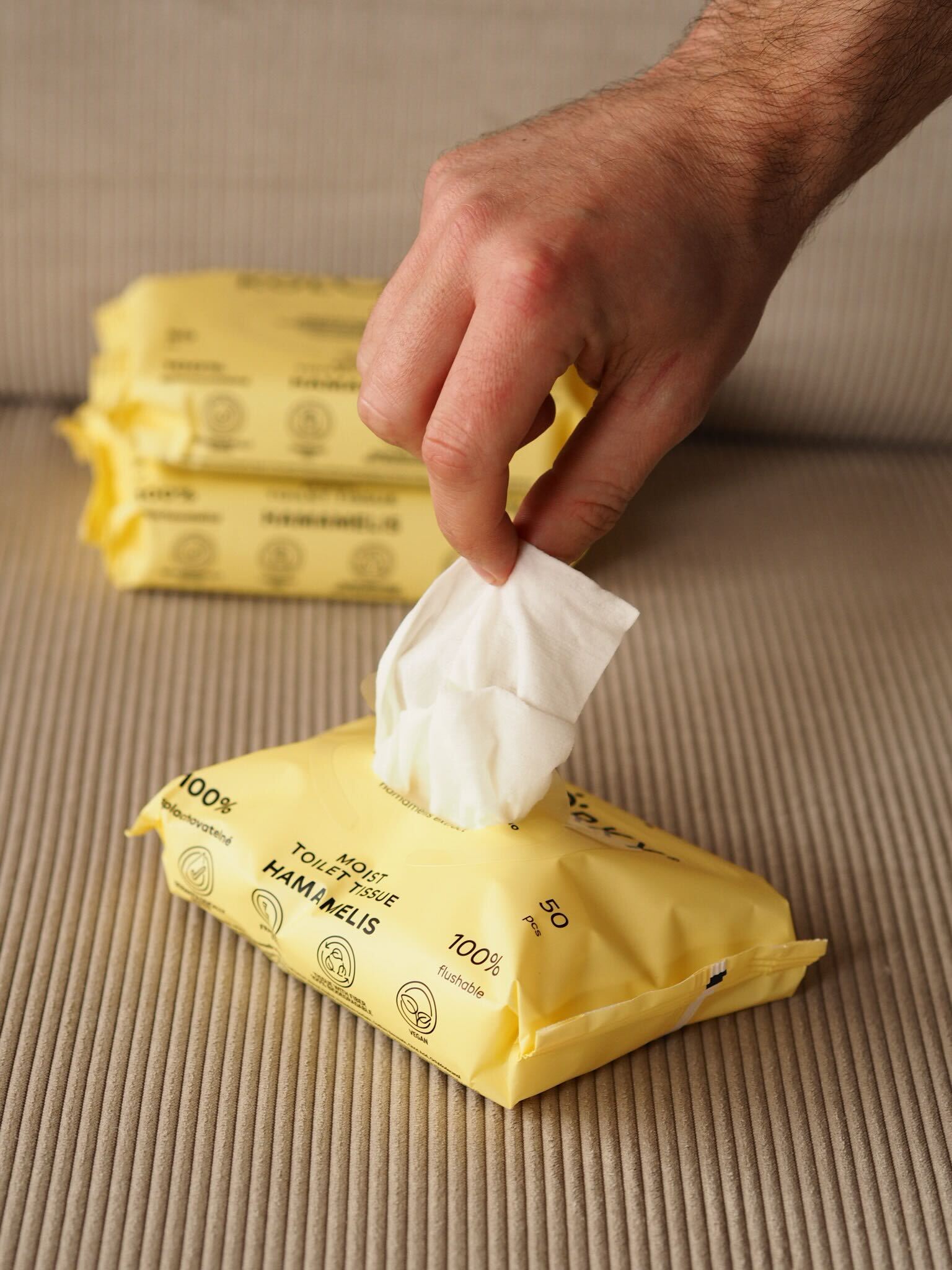 MOIST TOILET TISSUE Hamamelis, 4 szt.