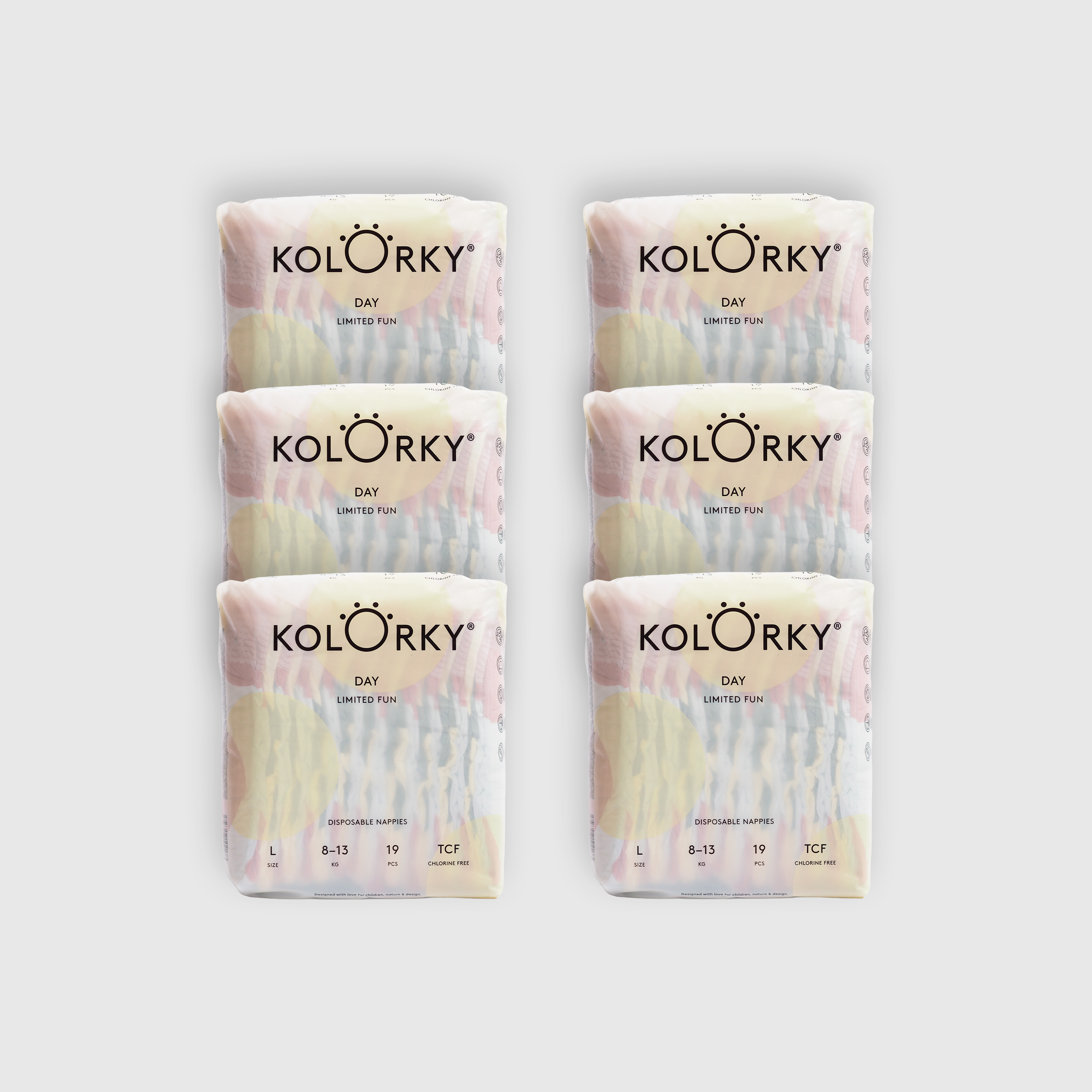 DAY Limited Fun, L (8–13 kg | 19 szt.)