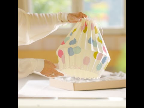 Papierowy abażur Celebration