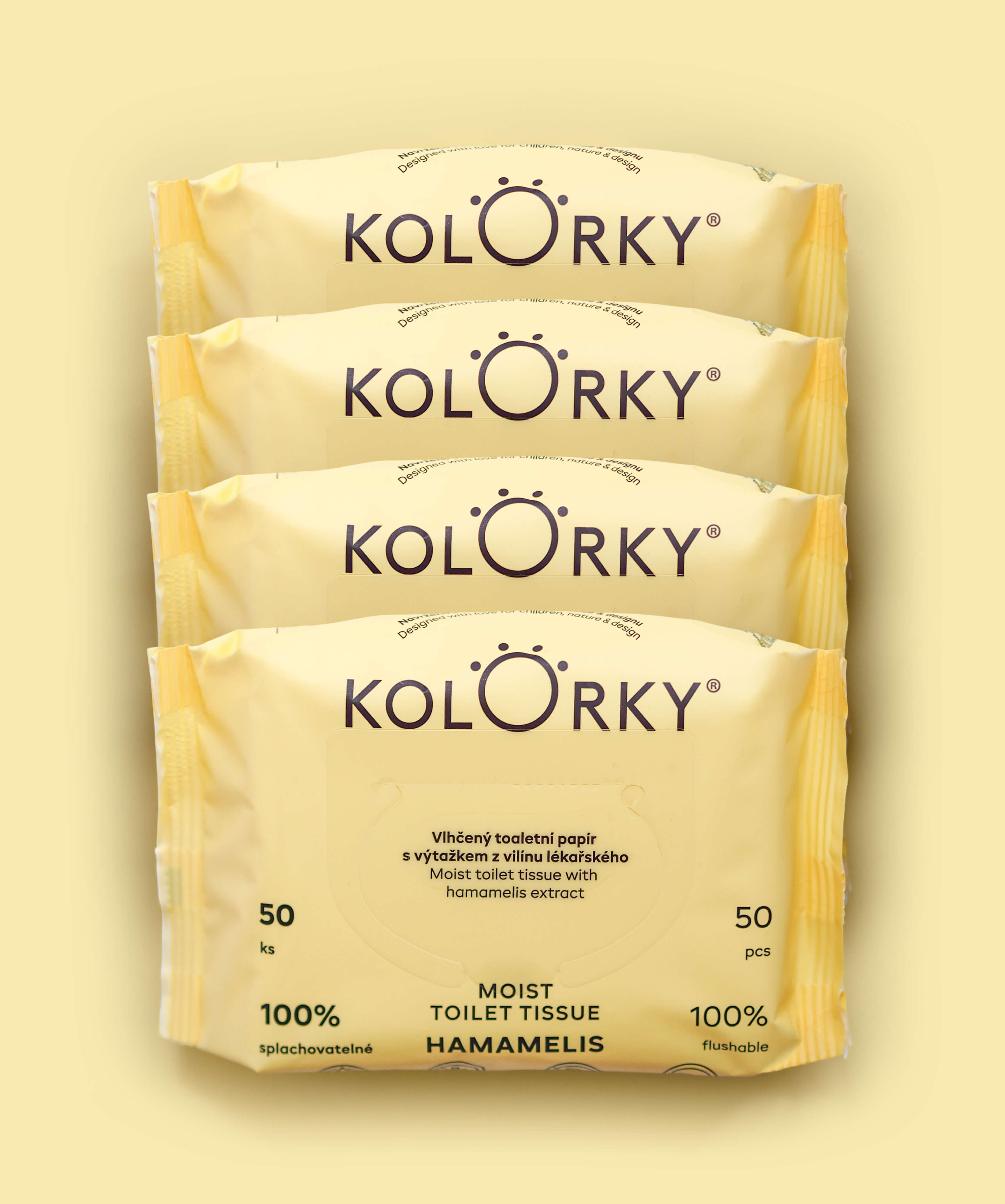 MOIST TOILET TISSUE Hamamelis, 4 szt.